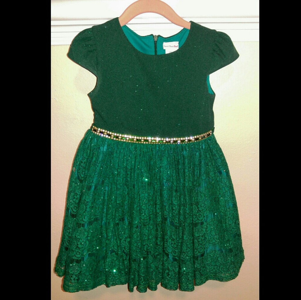 Emerald Green Party Dress size 5